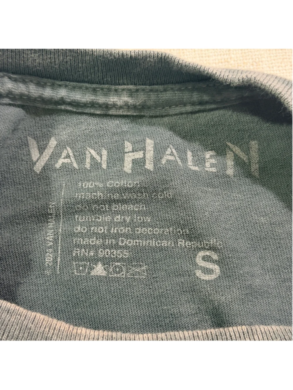 Van Halen Men’s Small Graphic T-Shirt Vintage Style Motorcycle